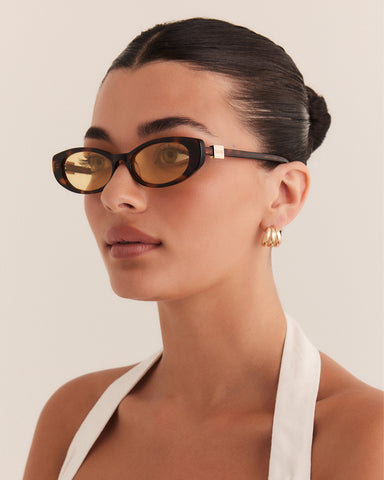 THE OLIVIA - HAVANA TORT-YELLOW