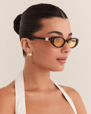 THE OLIVIA - HAVANA TORT-YELLOW