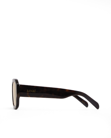 THE SUKI - DARK HAVANA TORT-YELLOW